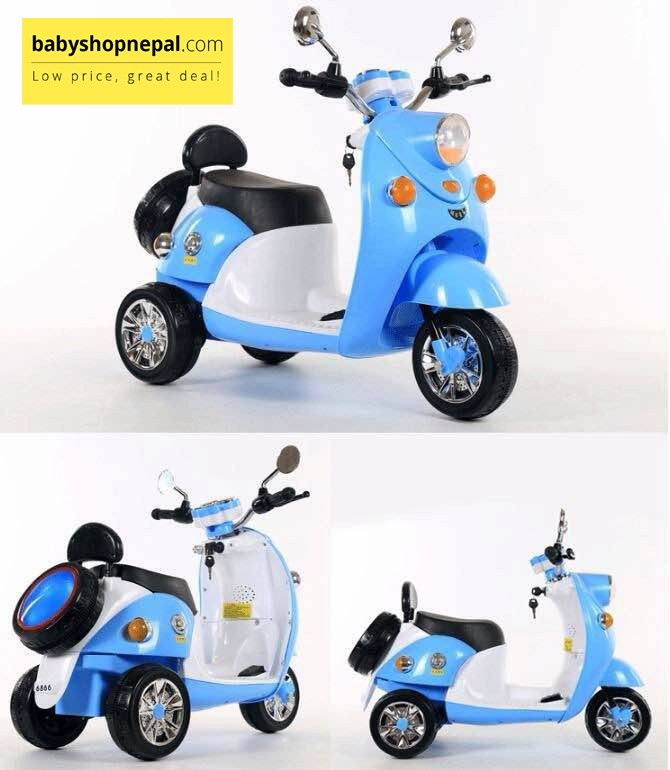 battery scooty for baby girl