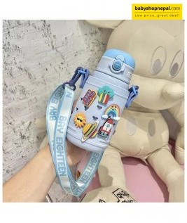 Stainless Steel Vacuum-Insulated Kids&rsquo; Water Bottle with Straw 3