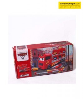 McQueen Foldable Racing Track with Lightning McQueen Car Truck 10