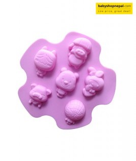 Cartoon Silicone MouldsTray, Silicone Chocolate Molds 3