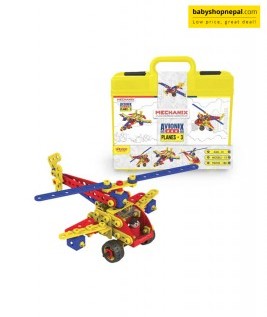 MECHANIX AVIONIX PLANES-3 | A Plastic Engineering System For Creative Kids | Age 3+ | 15 Models | DIY STEM Toys | Construction Set For Boys & Girls-1