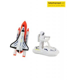 Space Playset for Kids, Rocket Space Station Set Astronaut Play Set  3
