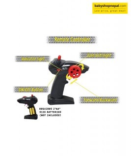  Racing Car 1:18 Scale Rechargeable 4WD 2.4GHz RC High Speed Electronic Toy Rubber Vehicles Kids Toy Remote Control Car for Kids Boys (Assorted)  3