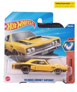 Hot Wheels Muscle Mania 69 Dodge Coronet Superbee Diecast Cars-2