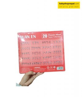 20 Classic Mind Teaser Collection Metal Puzzle, Brain Teaser Disentanglement Puzzle 3