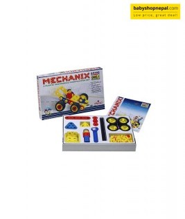 Mechanix Grand Prix CARS-1 | A Plastic Engineering System For Creative Kids | Age 3+ | 4 Models | DIY STEM Toys | Construction Set For Boys & Girls 3