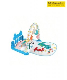 Multifunction Gym Piano Rack with Rattle Instrument, Musical Keyboard Fitness Piano Toys for Infant Babies New Born & Toddlers  8