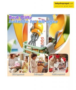 Electric Dancing Squid Toy With LED Lights and Music Dancing Interactive Toy, Electric Dancing and Crawling Octopus Toy 8