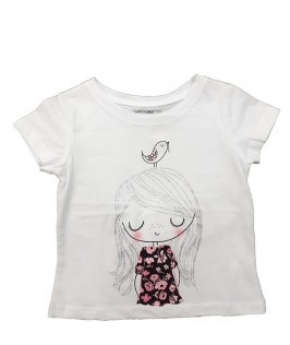 Birdie Girl themed Kids T-shirt-1