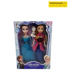 Frozen Elsa and Anna Doll Set Twin Dolls for Kids  4