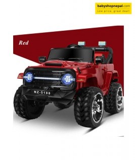 Red Toy Jeep