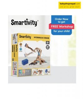 Smartivity Hydraulic Crane Stem Diy Fun Toys, Educational & Construction Based Activity Game & Gift For Kids 8 To 14 Years 7