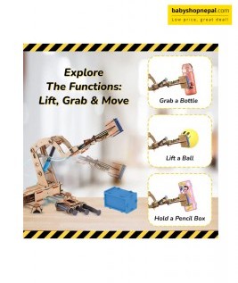 Smartivity Hydraulic Crane Stem Diy Fun Toys, Educational & Construction Based Activity Game & Gift For Kids 8 To 14 Years 5