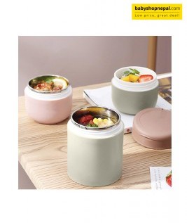 WARMER CAN 430ML, Insulated Stainless Steel Thermal Lunch Box With a Leak Proof Screw Cap 4