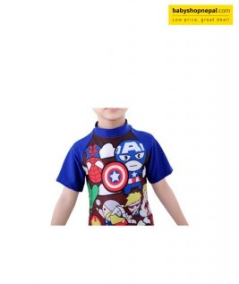 One Piece Swimsuit for Boys, Rash Guard Swimming Costume-1