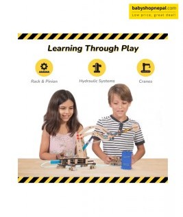 Smartivity Hydraulic Crane Stem Diy Fun Toys, Educational & Construction Based Activity Game & Gift For Kids 8 To 14 Years 6