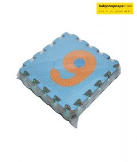 EVA Puzzle Mat 1 X 1 Set, EVA Foam Interlocking Puzzle Mat With Number 3
