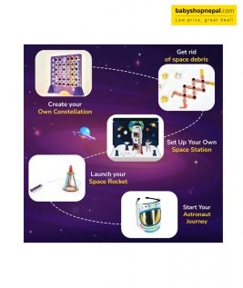 Smartivity Junior Space Explorer | STEM DIY Fun Toy | Educational & Construction Based Activity Game & Gift Kit For Kids 4 To 6 Years 4