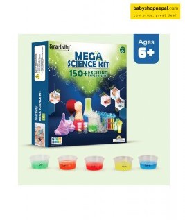 Smartivity Mega Science Kit | 150 Chemistry Experiment Kit for Boys & Girls Age 6-14 | Birthday Gift | Kids Safe Kit | STEAM Educational Fun Toys-1