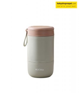 WARMER CAN 430ML, Insulated Stainless Steel Thermal Lunch Box With a Leak Proof Screw Cap-2