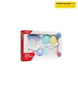 BABY RATTLE TOY 4, Baby Rattle and Teether Set 3