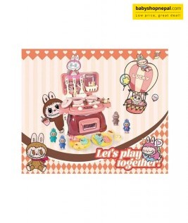 Mini Baby DIY Kitchen Playset for Kids &ndash; Pretend Play Cooking Set with Lights & Sounds-2