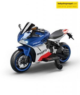 Ducati Children Electric Motorcycle, Ride On Bike, Motorcycle With LED Lights and Bluetooth 3