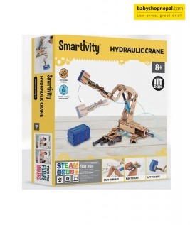 Smartivity Hydraulic Crane Stem Diy Fun Toys, Educational & Construction Based Activity Game & Gift For Kids 8 To 14 Years-1