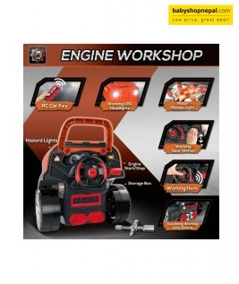 Motor Master Engine Workshop and Drive Simulator Play Set 6
