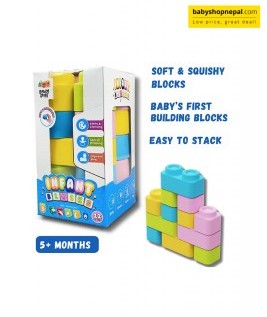 Zephyr Soft & Squeezable Infant Building Blocks Set-2