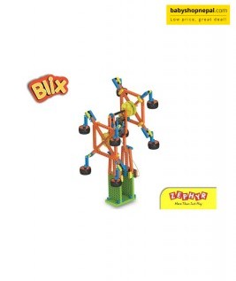 Blix Amusement Park, Motorized Engineering System, Age 7+ DIY STEM Toys, Building & Construction Set For Boys & Girls 4