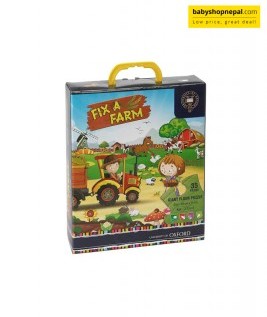 Zephyr Fix-A-Farm Giant Floor Puzzle | University Of Oxford | 35 Pieces | For Ages 2.5-6 | 48 CM X 71 CM-1