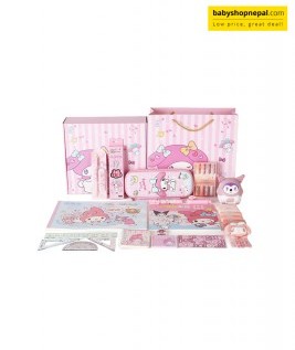 Cartoon Stationery Gift Set for Kids &ndash; Complete School Gift Box with Pencil Case, Notebook & Accessories-1