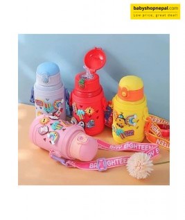 Stainless Steel Vacuum-Insulated Kids&rsquo; Water Bottle with Straw 6