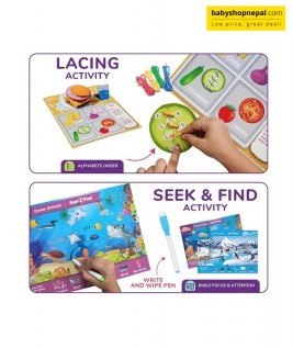 Smartivity Little Sparks 7 In 1 Smart Busy Box Learning Kit For Kids Age 3,4,5 Gift Toy For Boys & Girls 4