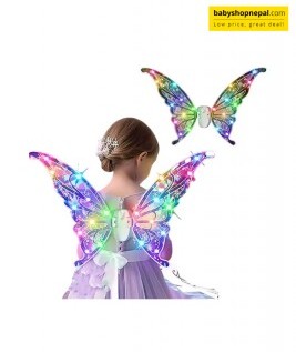 Flying Snow Spirit Fairy Wings, Butterfly Wings Moving Glowing-1