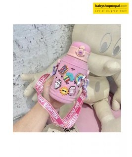 Stainless Steel Vacuum-Insulated Kids&rsquo; Water Bottle with Straw 4