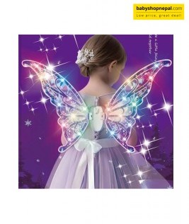 Flying Snow Spirit Fairy Wings, Butterfly Wings Moving Glowing-2