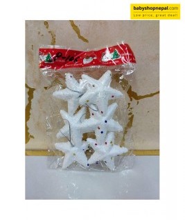 Christmas Tree Hanging Star Ornaments &ndash; Set of 6-1