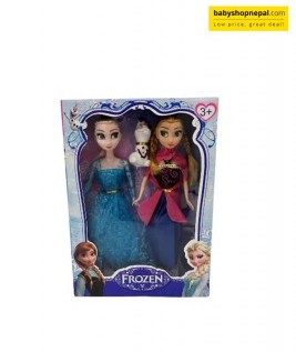 Frozen Elsa and Anna Doll Set Twin Dolls for Kids  3