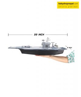 33-Inch Aircraft Carrier Mega Playset - Ultimate Military Battle Set for Boys with Realistic Battleship, Fighter Jets, Toy Soldier Figures, Military Vehicles for Kids Imaginary Pretend Play  5