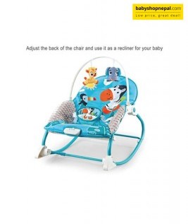 MULTIFUNCTIONAL BABY CARDLE CRADLE,2 IN 1 BABY ROCKING CHAIR  4