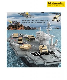 33-Inch Aircraft Carrier Mega Playset - Ultimate Military Battle Set for Boys with Realistic Battleship, Fighter Jets, Toy Soldier Figures, Military Vehicles for Kids Imaginary Pretend Play  6