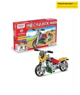 Mechanix MOTOR BIKES | Engineering System For Creative Kids | Age 8+ | 14 Models | DIY STEM Toys | Building Construction Set For Boys & Girls-1