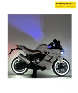 Electric Ducati Bike for Kids &ndash; Powerful 12V Ride-On Motorcycle | Stylish Kids' Electric Sports Bike With LED Lights and Bluetooth-2
