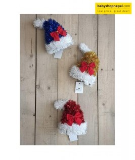 Tinsel Christmas Decor Hanging Hat-1