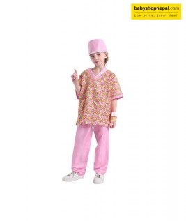 Nurse Costume for Kids, Halloween Cosplay Career Day Kids Performance Nursing Costumes 3