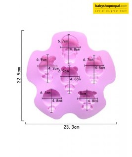Cartoon Silicone MouldsTray, Silicone Chocolate Molds 4