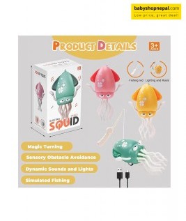 Electric Dancing Squid Toy With LED Lights and Music Dancing Interactive Toy, Electric Dancing and Crawling Octopus Toy 10