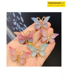 Baby Butterfly Hair Clips Set &ndash; Cute Resin Bow Accessories for Girls-2